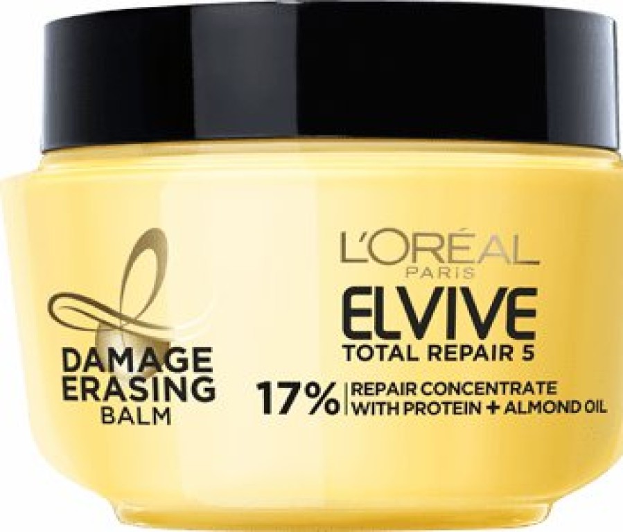 HAIR CARE & STYLING OAP Dry Hair | L'Oreal Paris Elvive Total Repair 5 Damage Erasing Balm Rinse-Out Mask 8.5 Fl Oz