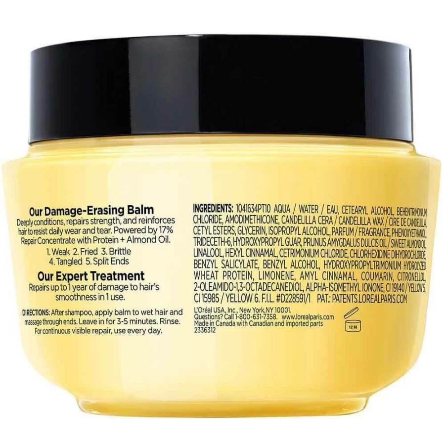 HAIR CARE & STYLING OAP Dry Hair | L'Oreal Paris Elvive Total Repair 5 Damage Erasing Balm Rinse-Out Mask 8.5 Fl Oz