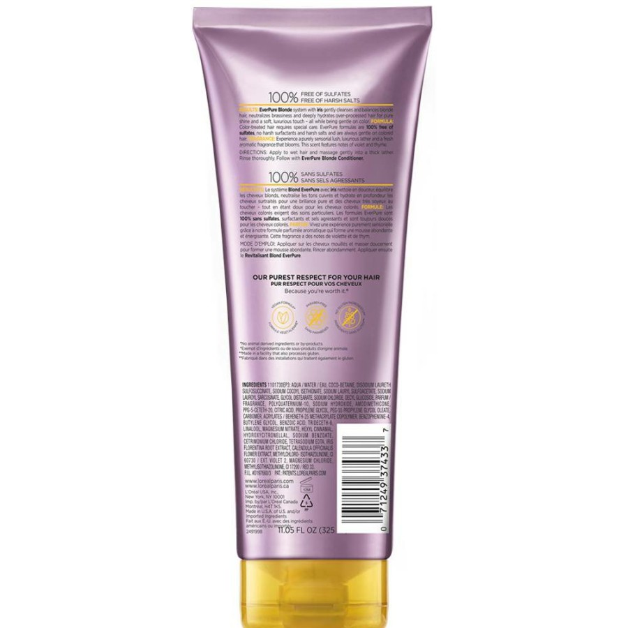 HAIR CARE & STYLING OAP Sulfate Free | Sulfate Free Blonde Shampoo With Iris