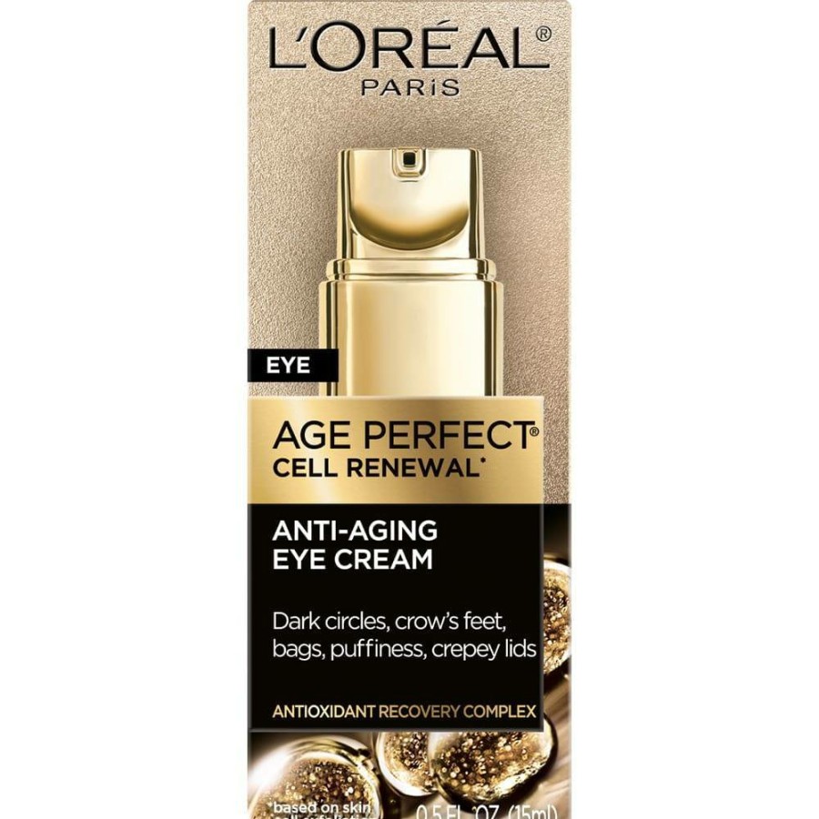 SKIN CARE OAP Fragrance Free | Age Perfect Cell Renewal Anti-Aging Eye Cream Treatment, 0.5 Fl Oz