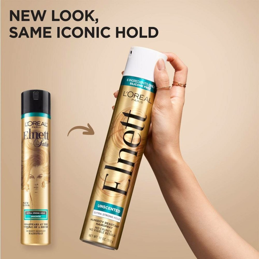 HAIR CARE & STYLING OAP Wavy Hair | Satin Extra Strong Hold Hair Spray - Unscented