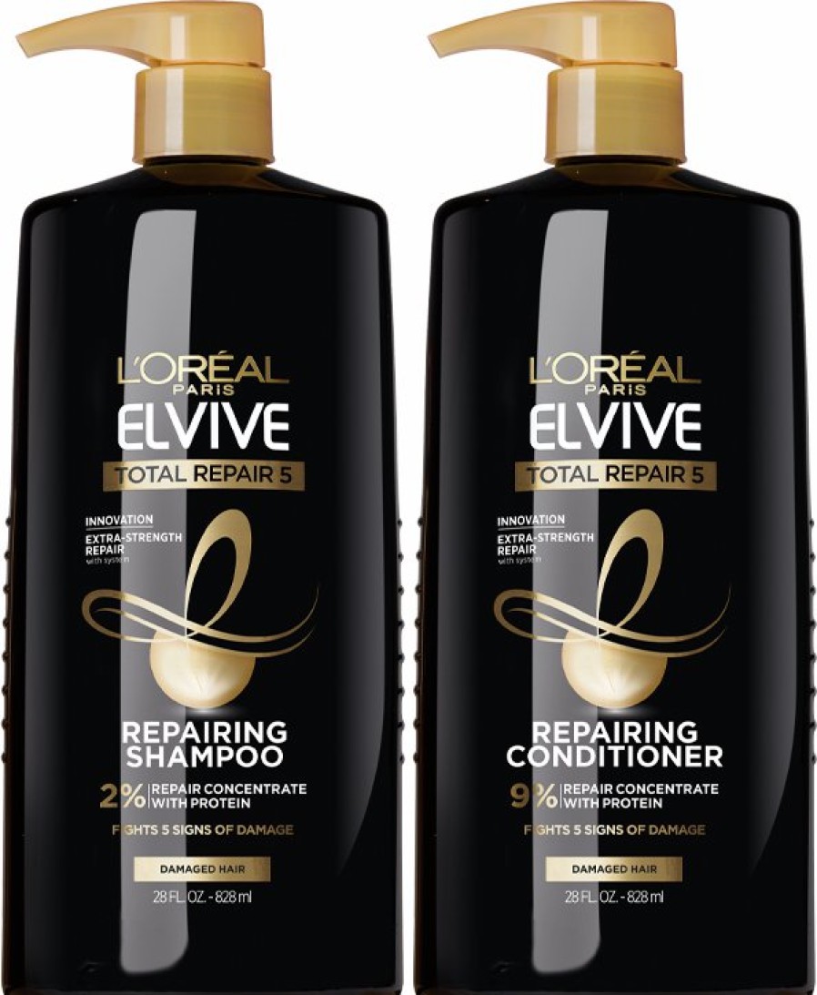 HAIR CARE & STYLING OAP Hair Care Kits | Elvive Total Repair 5 Repairing Shampoo & Repairing Conditioner Set